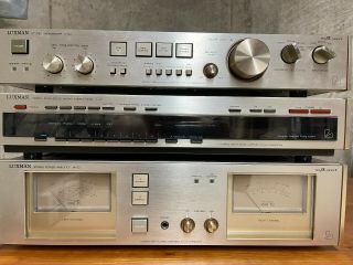 Vtg Luxman System Inc.  T - 02 Tuner,  C - 02 Preamp And M - 02 Amplifier -