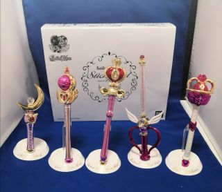 Sailor Moon Stick And Rod Moon Prism Edition Set Premium Bandai