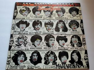 The Rolling Stones - Some Girl Vintage 1978 Vinyl Lp Record Album