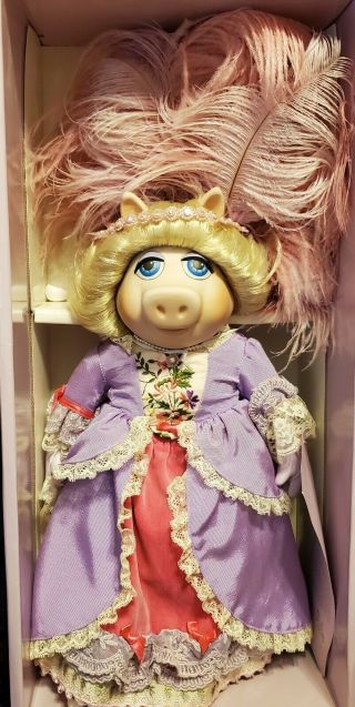 Miss Piggy As Marie Antoinette Muppet Porcelain Doll One Of 2500
