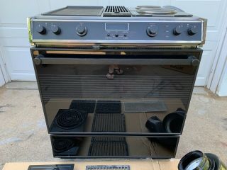 Vintage Jenn Air Downdraft Electric Range Oven w/ Grill Griddle & Burners - S136 3
