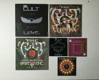 The Cult Vinyl Lp Electric & Love Albums,  Singles Bundle - Love Removal 12 ",  7 "