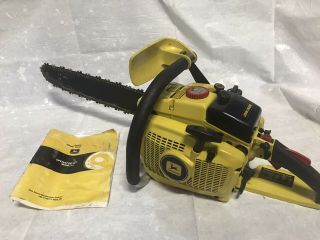 Rare Vintage John Deere 66sv Twin Cylinder Chainsaw Immaculate 9.  5/10