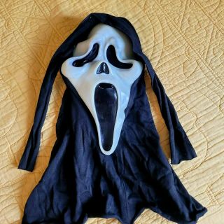 Vintage Scream Ghostface Mask Gen1 Fun World Div,  Cotton,  Fantastic Faces,  Tlc