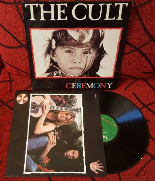 The Cult Ceremony Scarce 1991 Spain Lp W/ Insert
