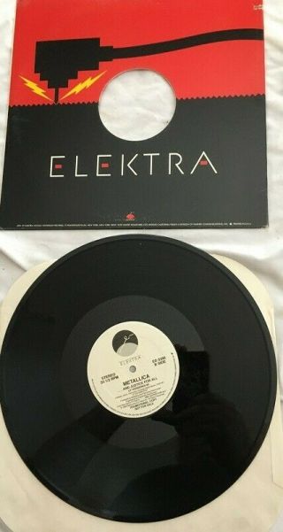 Metallica - And Justice For All Promo/ White Label Ed5396 Very Rare Ep
