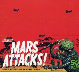 Mars Attacks Topps Heritage Retail Card Box 24 Pack Factory 2012 Topps