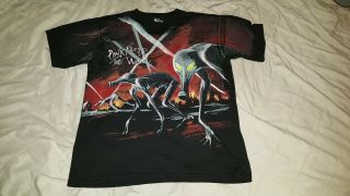Vintage Pink Floyd The Wall Concert T - Shirt Size Large