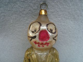 RARE ANTIQUE PUMPKIN MAN WITH ANNEALED LEGS CHRISTMAS ORNAMENT - GERMANY 3