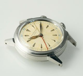 1950’S GIRARD - PERREGAUX ALARM,  34MM,  STEEL Vintage Watch 5