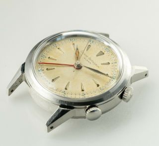 1950’S GIRARD - PERREGAUX ALARM,  34MM,  STEEL Vintage Watch 6