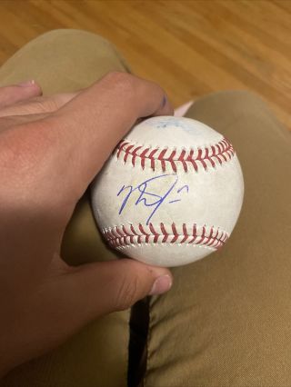 Mike Trout Signed Game Baseball Guaranteed Authentic Sweetspot Rare