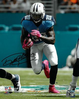 Derrick Henry Signed Tennessee Titans Nfl 16x20 Photo 22 - Henry & Tri - Star Holos