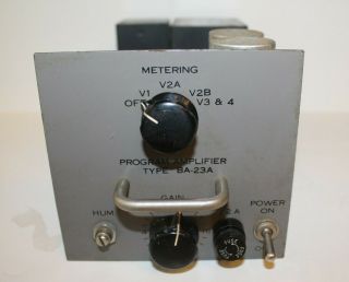 Vintage Rca Ba - 23a Program Amplifier Mi - 11246 - A - And