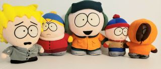 South Park 2001 Plus Dolls Tweek Tweak,  Cartman,  Kyle,  Stan,  Kenny