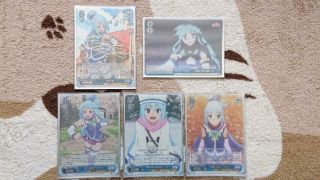 Weiss Schwarz WS KONOSUB TCG Trading Card Deck Aqua Japanese 2