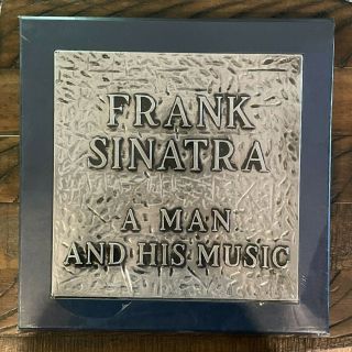 Rare Frank Sinatra A Man And His Music Stereo Reprise Records Metal Embossed