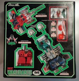 Vintage 1980 TAKARA - Diaclone WARUDAROS Ultra Rare Pre - Transformers made Macau 2