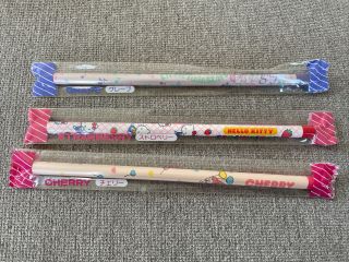 Rare Sanrio Pencils Scented 1976 Hello Kitty Little Twin Stars My Melody Vtg