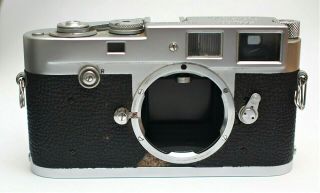 Vintage Leica M2 35mm Rangefinder Camera Body,  For Repair Or Parts.