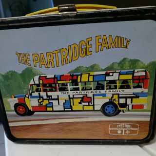 1971 King Seeley The Partridge Family Vintage Metal Lunch Box.  No Thermos