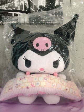 Kuromi Plush Doll Pc Cushion Pillow Premium Bandai Limited Very Rare Sanrio