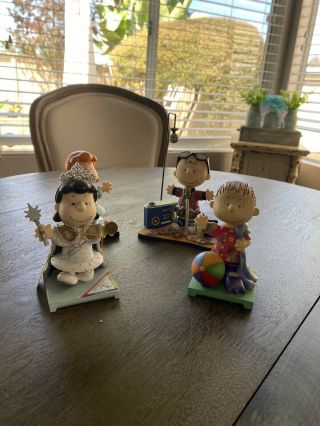 Snoopy Peanuts Westland Giftware Lucy,  Charlie Brown And Linus
