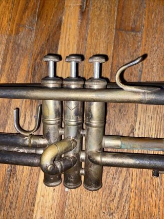 Vintage Bach Stradivarius Model 37 Trumpet w 7C Mouthpiece Serial Number 393689 2