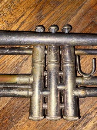 Vintage Bach Stradivarius Model 37 Trumpet w 7C Mouthpiece Serial Number 393689 6