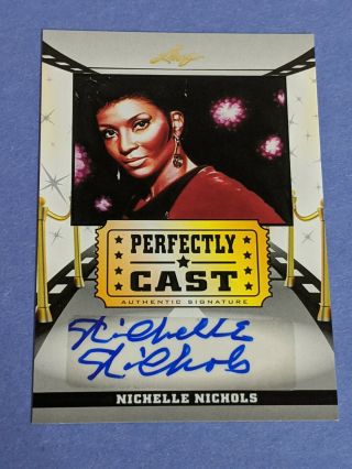 Pop Century Perfectly Cast Nichelle Nichols Autograph Auto Card Star Trek