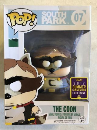 Funko Pop The Coon 07 South Park (box) 2017 Summer Convention Exclusive