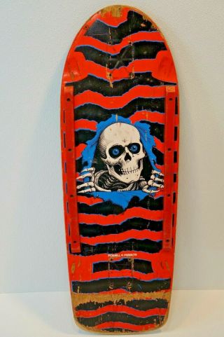 Vintage Powell Peralta Ripper Skateboard Deck Board 1980 