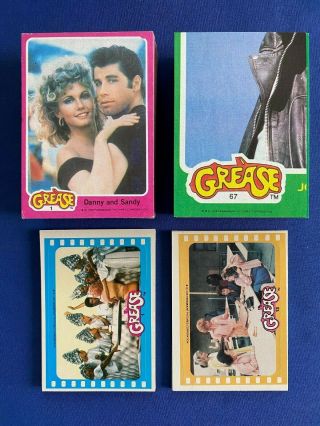 1978 Topps Grease Movie Series 1 & 2 (132) Trading Card & (22) Sticker Set