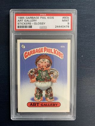 1985 Garbage Pail Kids Art Gallery Glossy Psa 9