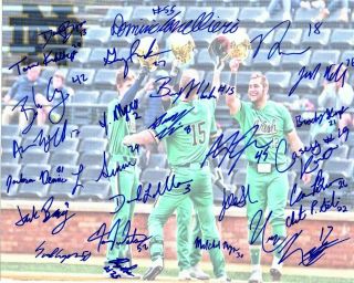 2021 Notre Dame Fighting Irish Baseball Team Hand Signed Autographed 8x10 Photo