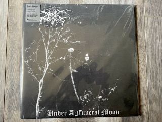 Darkthrone Under A Funeral Moon Silver Vinyl Lp Limited Edition Rare
