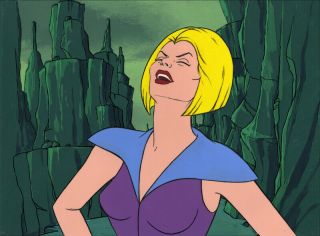He - Man/she - Ra Masters Of The Universe Evil - Lyn As Nadira Animation Cel