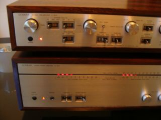 VINTAGE LUXMAN C - 120A STEREO PREAMPLIFIER AND M - 120A POWER AMPLIFIER 4