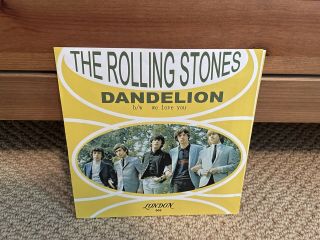 The Rolling Stones Dandelion B/w We Love You 45 With Pic Sleeve 1965