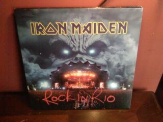 Iron Maiden Rock In Rio 3 Lp Picture Disc Vinyl Press Bruce Dickinson