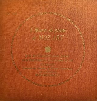 Rare Lp Piano Lili Kraus Wili Boskowsky Mozart Og Fr Discophiles Francais Df 176