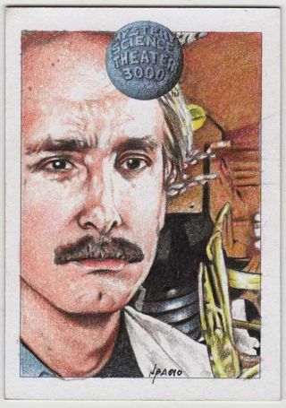 Mystery Science Theater 3000 / Mst3k.  Dr.  Forrester Sketch Card.  Rrparks