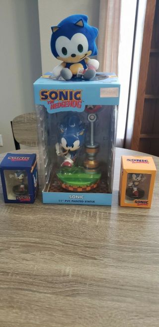 First 4 Figures F4f Sonic The Hedgehog Standard Edition 11 " Pvc Statue Usa
