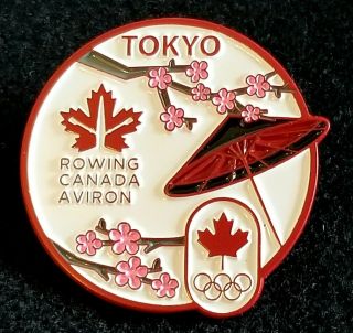 2020 Tokyo Olympic Team Canada Rowing Gold Metal Winners Coc Noc Pin