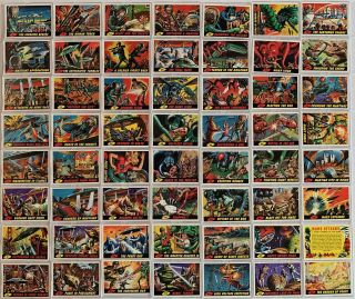Mars Attacks Archives Base Card Set 100 Cards Topps 1994