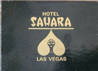 Vintage Sahara Hotel Casino Playing Card Box Set