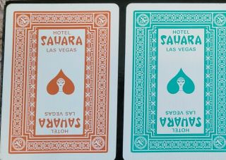 Vintage Sahara Hotel Casino Playing Card Box Set 2