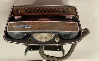 Vintage Motorola Pulsar 1 Rotary Car Phone With Car Bracket Only