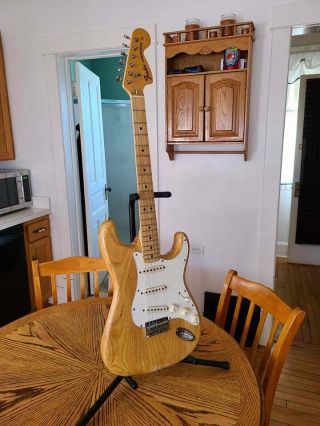 Vintage 1975 Fender Stratocaster,  Hard Tail With Upgraded Electronics
