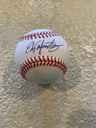 Edgar Martinez Autographed Official American League Baseball Psa/dna